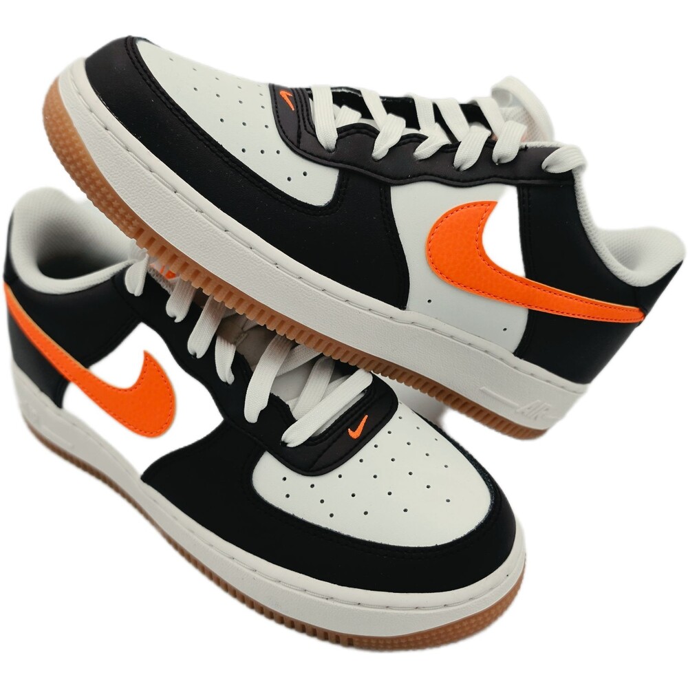 Nike Air Force 1 Low GS Summit White Burgundy Ash Orange 7Y 8.5W CT3839-119